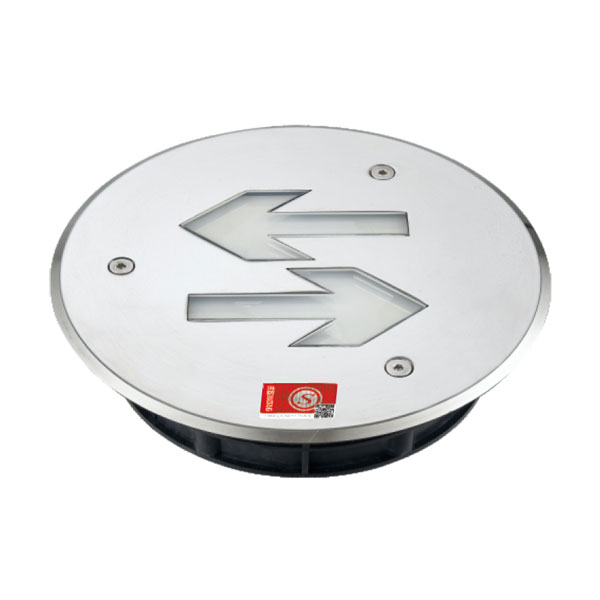 小圆形超薄不锈钢集控集电地埋灯