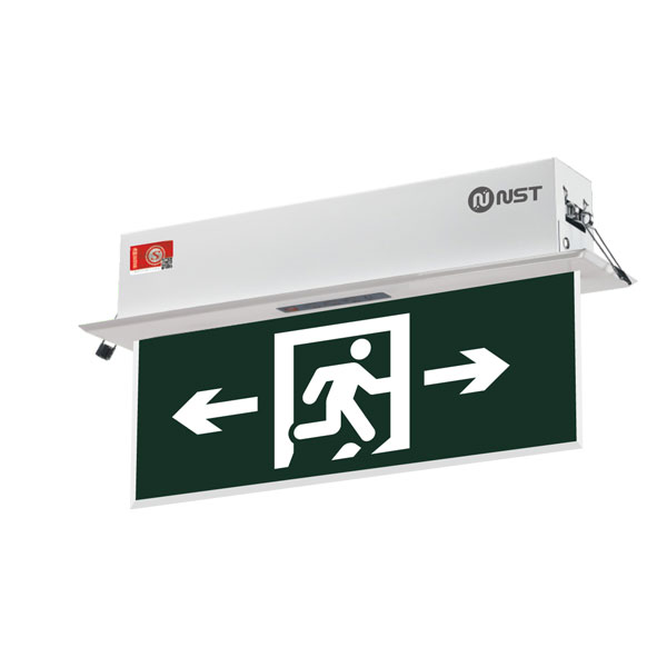 嵌顶式导光板集控集电标志灯